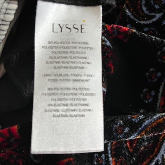 Lysse size L velvet pants - Picture 13 of 13